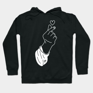 BTS Jungkook hand heart sign Kpop Hoodie